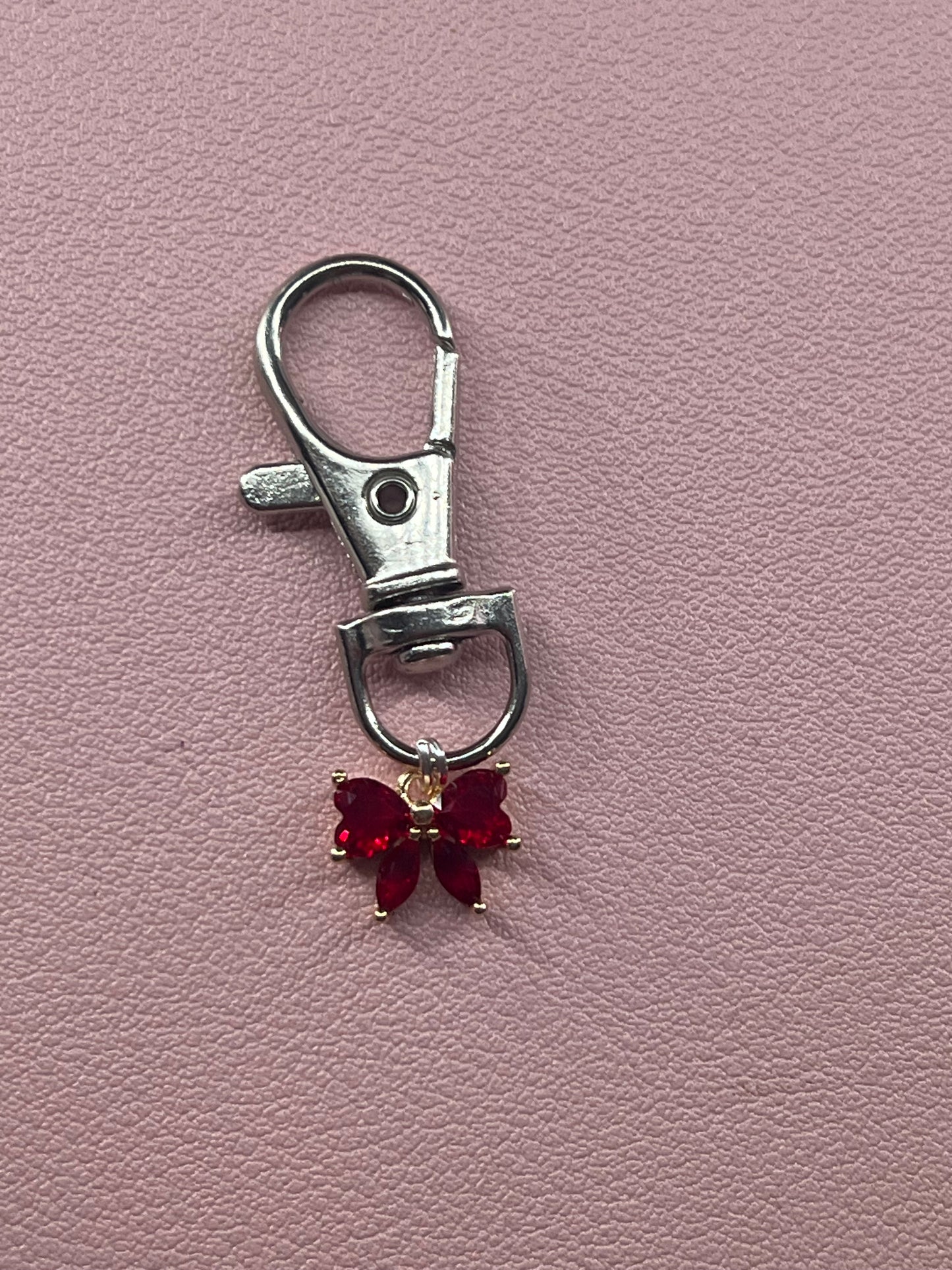 Bow Red zirconia Blingz