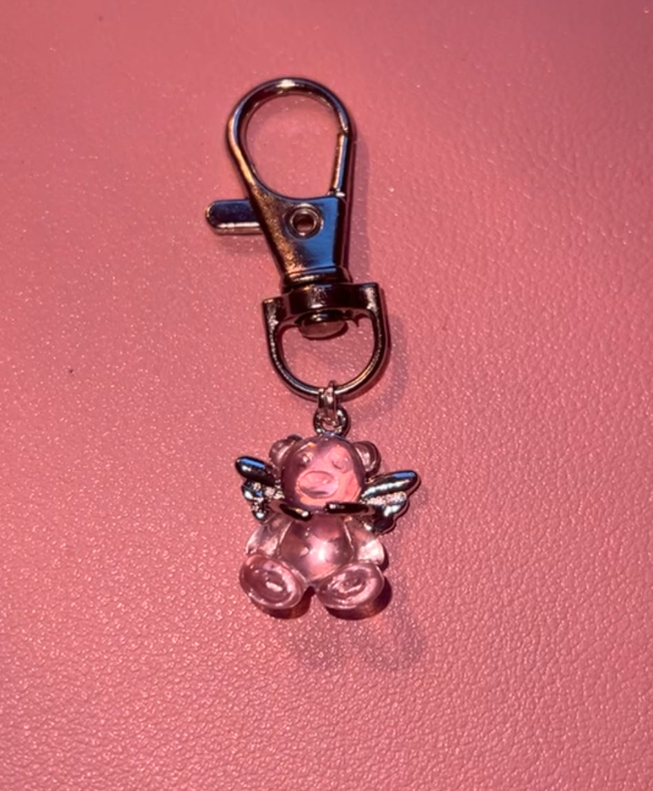 Pink bear Wingz Blingz