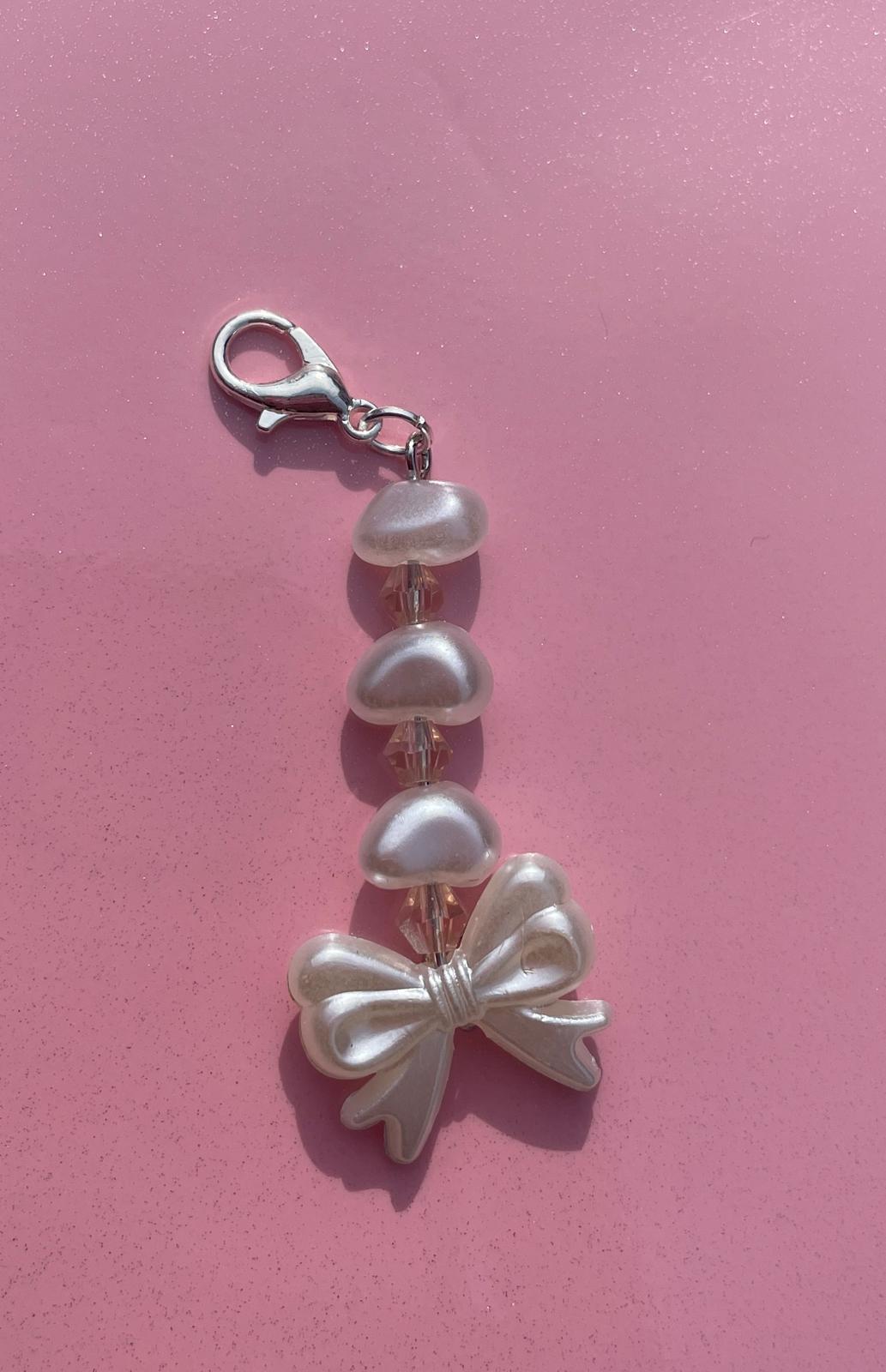 Pearl Bow Dangle Blingz