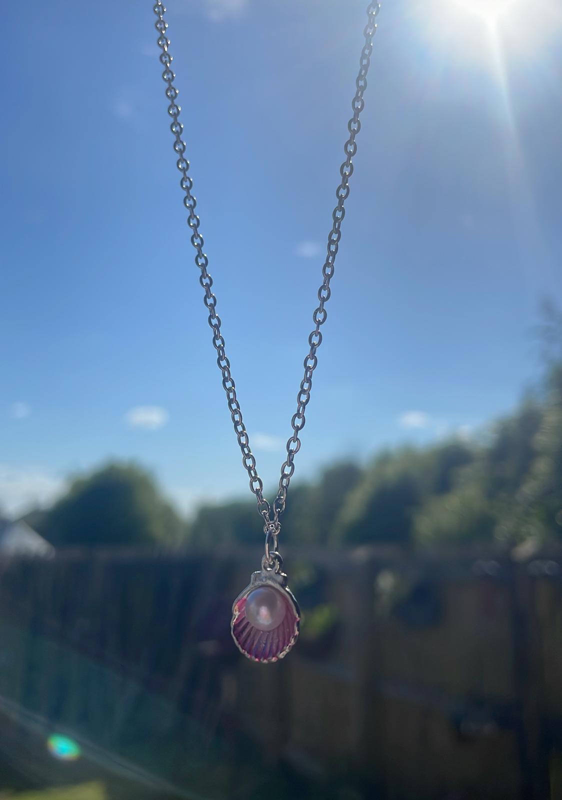 Silver Seaside Silver Plated Necklace